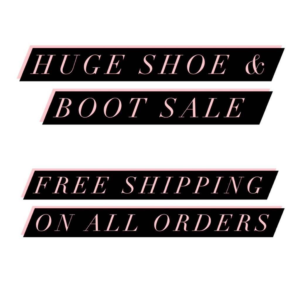 Shoe and boot sale!
